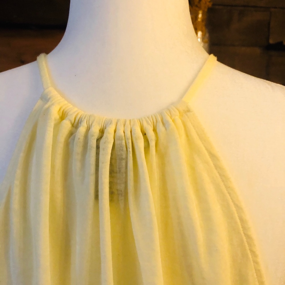 Forever 21 Yellow Drawstring Neck Tank - Picture 3 of 4